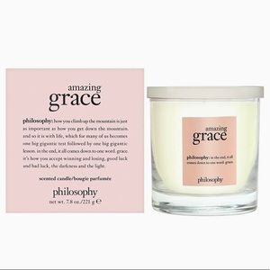RARE: philosophy amazing grace candle.